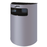 BOTE DE BASURA MEDIA LUNA...