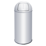 BOTE DE BASURA PUSH ACERO...