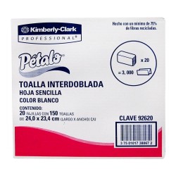 TOALLA INTERDOBLADA PETALO...